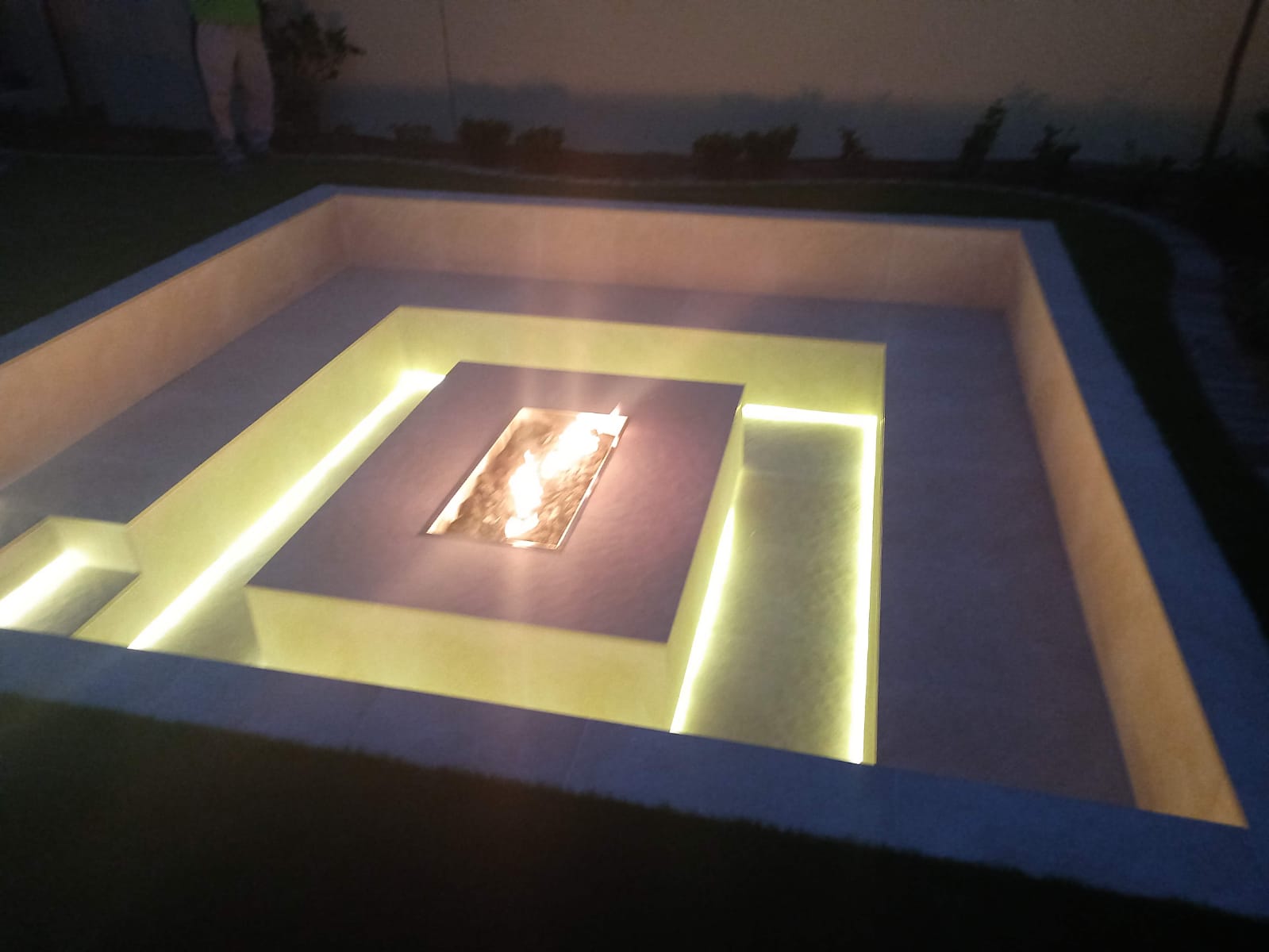 FIRE PIT LANDSCAPE DESIGN DUBAI HILLS