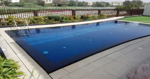 modern residential swimming pool
