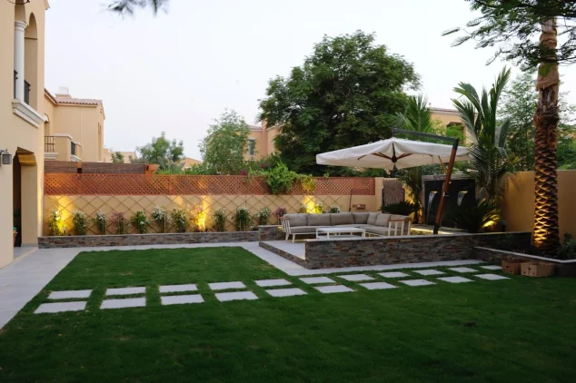 Backyard Landscaping in Palmera Arabian Ranches